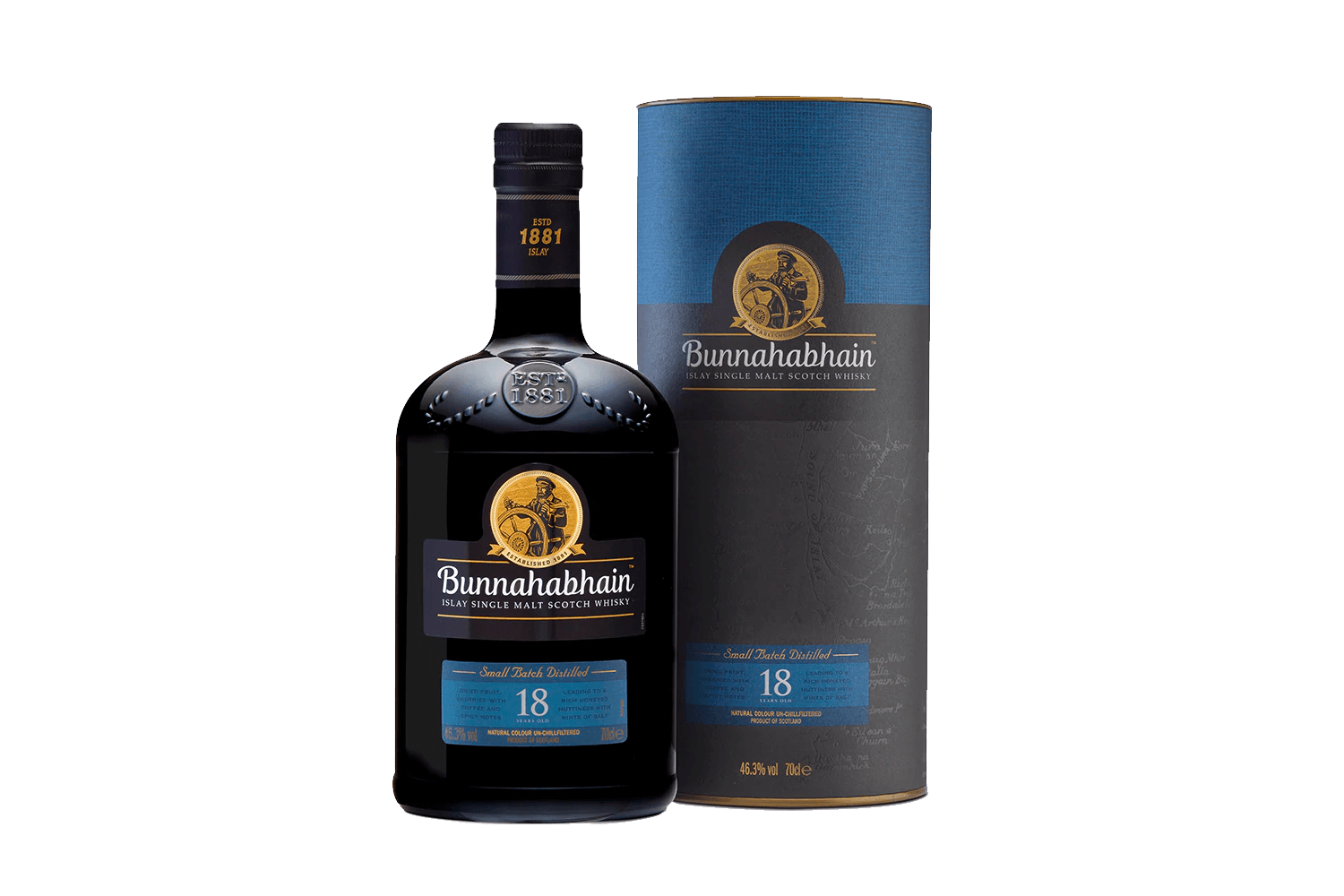 Bunnahabhain 18 Year Old Whisky 46.3% ABV (70cl) only £141.00