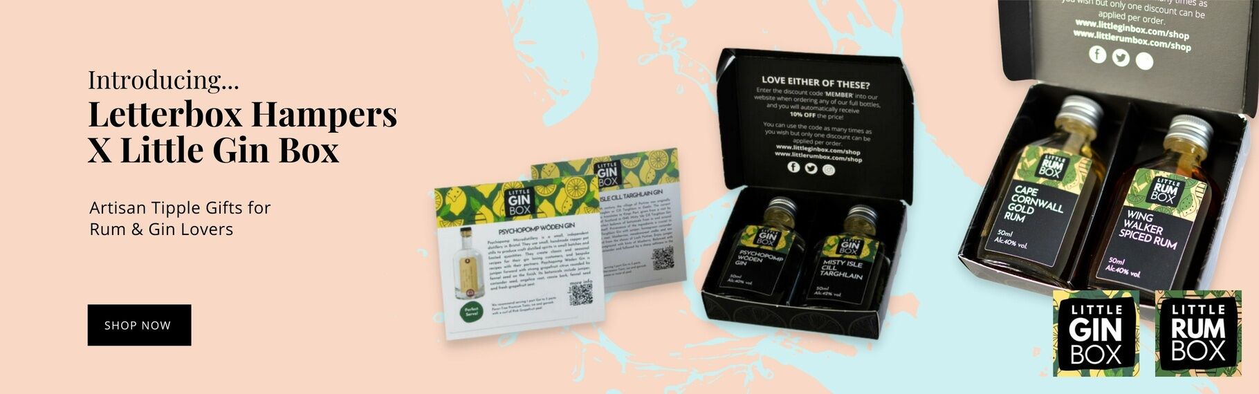 Introducing Letterbox Hampers X Little Gin Box