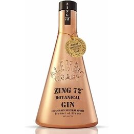 Zing 72 Botanical Gin 40% ABV (70cl)