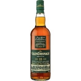 The GlenDronach 15 Year Old Whisky 46% ABV (70cl)