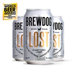 BrewDog Lost Lager 4.5% ABV (330ml Can)
