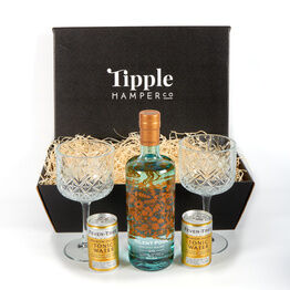 Silent Pool Gin, Tonic and Vintage Gin Glasses Hamper