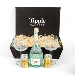 Lind & Lime Gin, Tonic and Vintage Gin Glasses Hamper