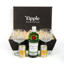Tanqueray Gin, Tonic and Vintage Gin Glasses Hamper