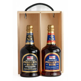 Pussers Rum Wooden Gift Box Set
