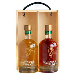 Dartmoor Whisky Wooden Gift Box Set