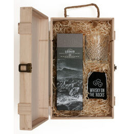 Ledaig 10 Year Old Single Malt Whisky & Luxury Nibbles Wooden Gift Box Set