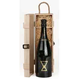Chalice Brut Grand Cru Champagne in Single Wooden Gift Set