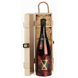 Chalice Rose Champagne in Single Wooden Gift Set