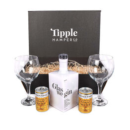 Glaswegin Gin, Tonic & Glasses Gift Set Hamper - 41.1% ABV