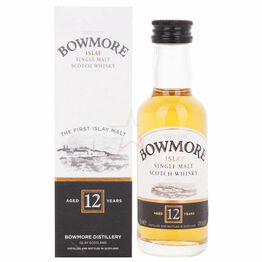 Bowmore 12 Year Old Single Malt Scotch Whisky Miniature 40% ABV (5cl)