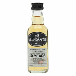 Glengoyne 10 Year Old Single Malt Scotch Whisky Miniature 40% ABV (5cl)