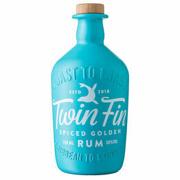 Twin Fin Spiced Golden Rum 38% ABV (70cl)