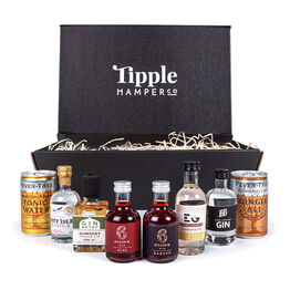 Premium Christmas Gin Miniatures Selection Hamper - 45% ABV