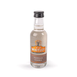 JJ Whitley Vanilla Vodka Miniature 38% ABV (5cl)