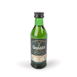Glenfiddich 12 Year Old Malt Whisky Miniature 40% ABV (5cl)
