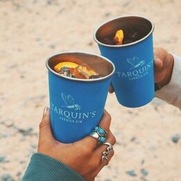Tarquin's Gin Blue Metal Cup