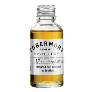 Tobermory 12 Year Old Whisky Miniature 46.3% ABV (5cl)
