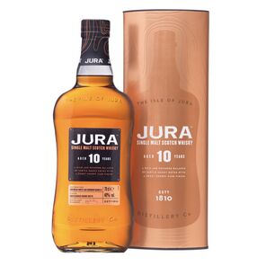Jura 10 Year Old Single Malt Whisky 40% ABV (70cl)
