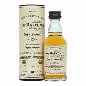 The Balvenie Double Wood 12 Year Old Single Malt Scotch Whisky Miniature 40% ABV (5cl)