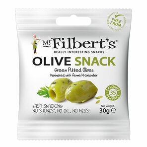 Mr Filberts Green Olives with Fennel & Coriander (30g)