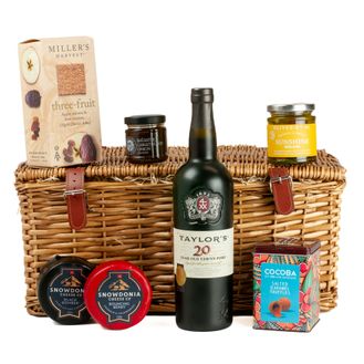 Taylor's 20 Year Old Tawny Port, Cheese &amp; Nibbles Luxury Hamper