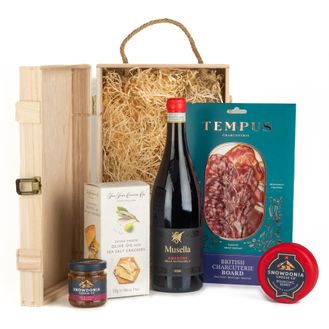 The Premium Red Wine &amp; Cheese Gift Box