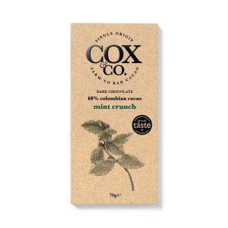 Mint Crunch 60% Dark Chocolate Bar (70g)