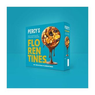 Percy's Milk Chocolate and Salted Caramel Florentines (115g)