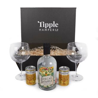 Barbican Botanics Tropical Gin, Tonic &amp; Glasses Gift Set - 40% ABV