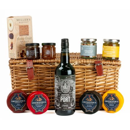 Port of Leith Reserve Tawny Port, Cheese & Nibbles Luxury Hamper from £ ...