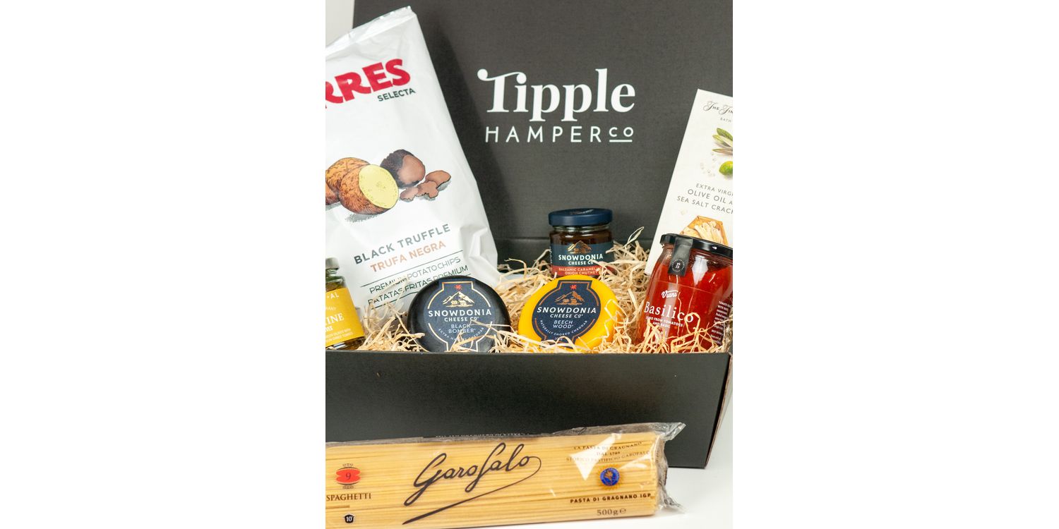 The White Wine, Cheese & Nibbles Hamper from £81.70