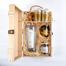 The Lakes Gin &amp; Luxury Nibbles Wooden Gift Box Set additional 1