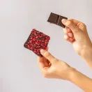Chococo Ravishing Raspberry studded 72% Ecuador Chocolate Bar (75g) additional 3