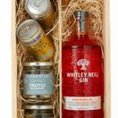 Whitley Neill Blood Orange Gin &amp; Luxury Nibbles Wooden Gift Set additional 1