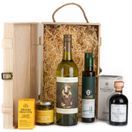 White Wine, Olive Oil, Cheese and Nibbles Hamper additional 1