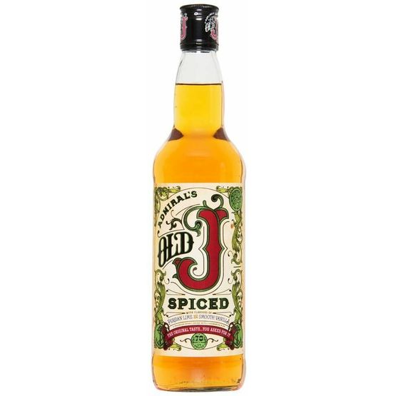 Admiral Vernon's Old J Spiced Rum Spirit Drink 40% ABV (70cl)