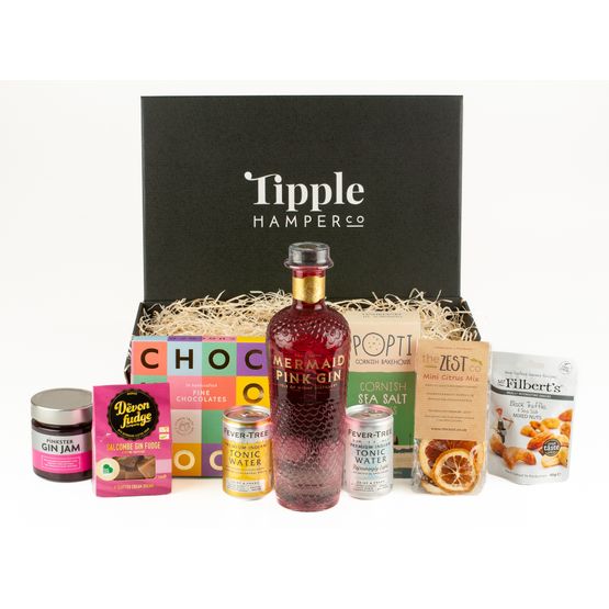 Luxury Mermaid Pink Gin Hamper - 38% ABV