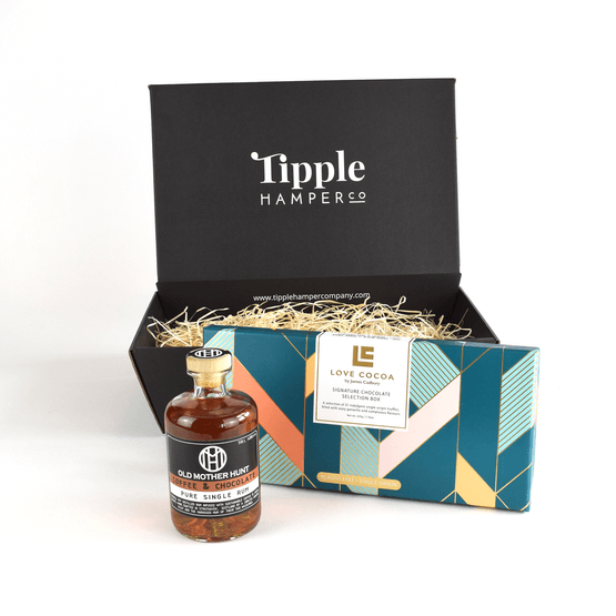 Old Mother Hunt Coffee &amp; Chocolate Rum &amp; Chocolate Hamper - 40% ABV