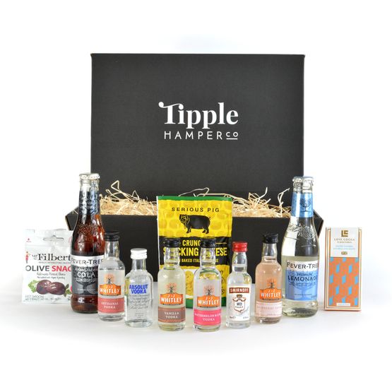 Premium Classic Vodka &amp; Snacks Hamper