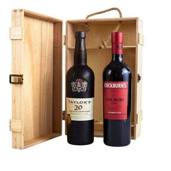 Taylor's 20 Year Old Port & Cockburns Fine Ruby Port Gift Box