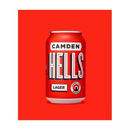 Camden Hells Lager 4.6% ABV (330ml Can)