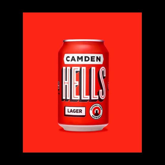 Camden Hells Lager 4.6% ABV (330ml Can)