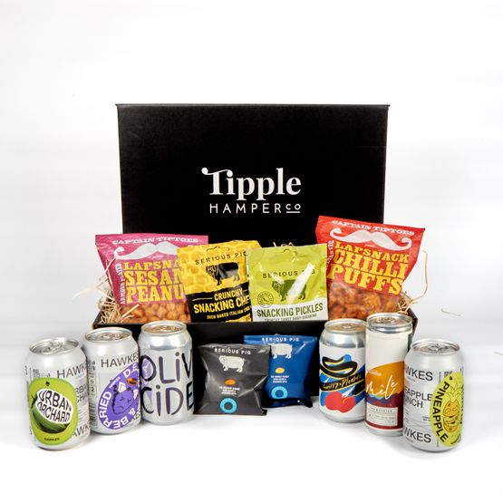 Craft Cider Selection &amp; Nibbles Hamper