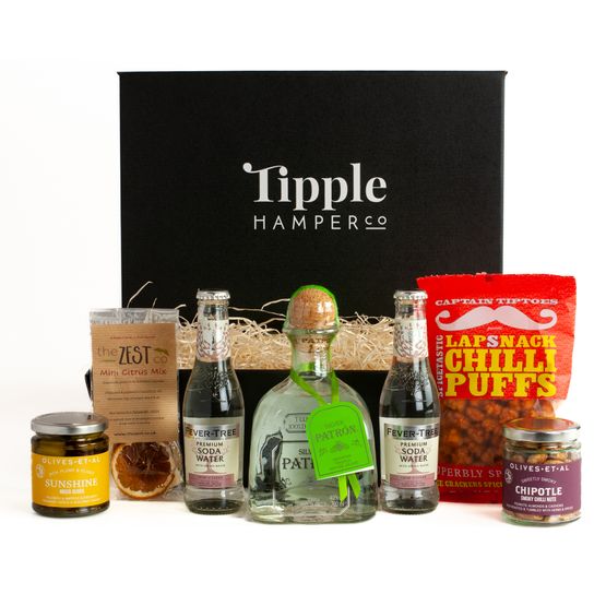 Luxury Patron Silver Tequila Hamper