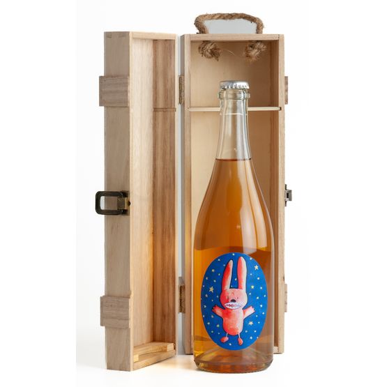 Astro Bunny Pet Nat Wine in Wooden Presentation Box