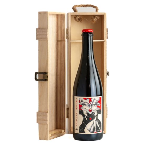 Chateau Tour des Gendres, Sauvignon Chenin Blanc Pet Nat Wooden Presentation Box