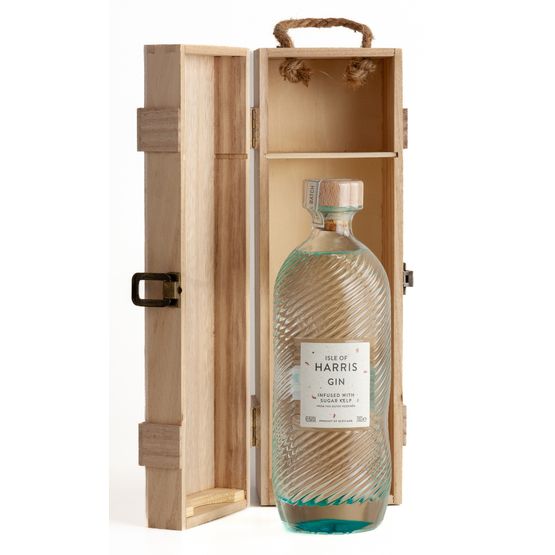 Isle of Harris Gin in Wooden Presentation Box