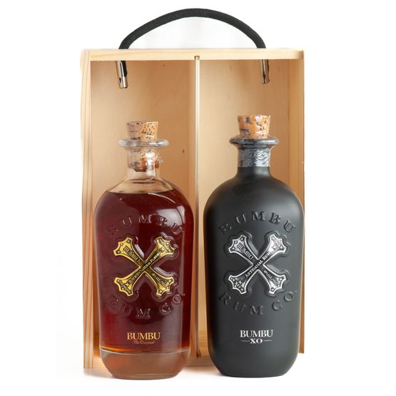 Bumbu Rum Wooden Gift Box Set