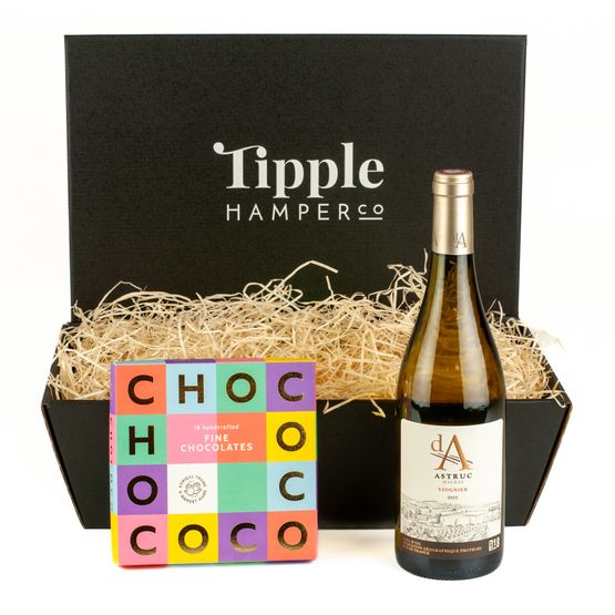 Domaine Astruc d'A Viognier White Wine &amp; Luxury Chocolate Hamper